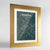 Framed Padova Map Art Print 24x36" Gold frame Point Two Design Group