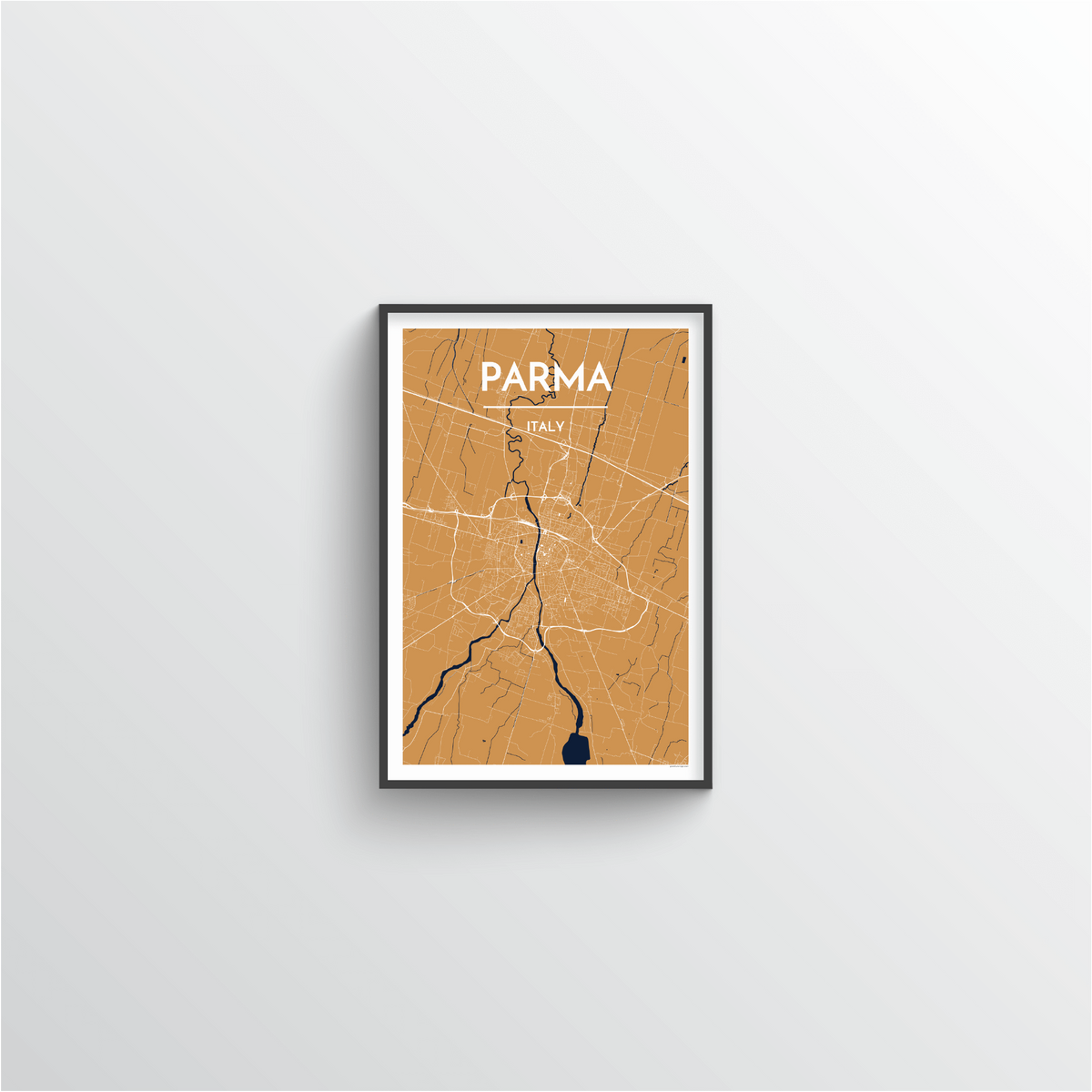 Parma Map Art Print