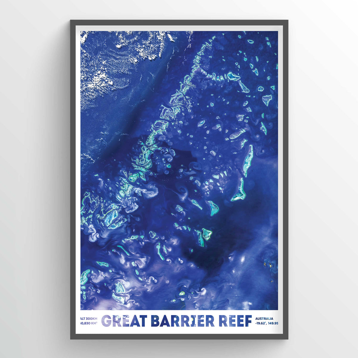 Great Barrier Reef Earth Photography - Art Print