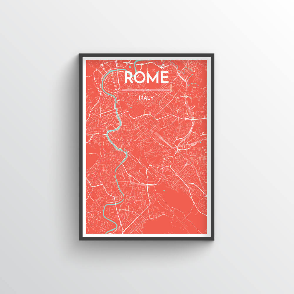 Rome City Map Printable