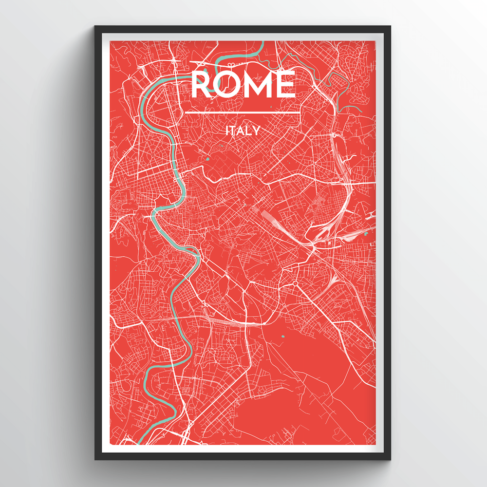 Rome City Map Printable