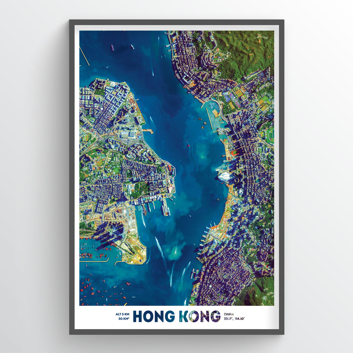 Hong Kong Earth Photography - Art Print