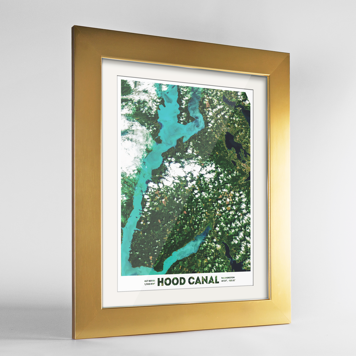 Hood Canal Earth Photography Art Print - Framed