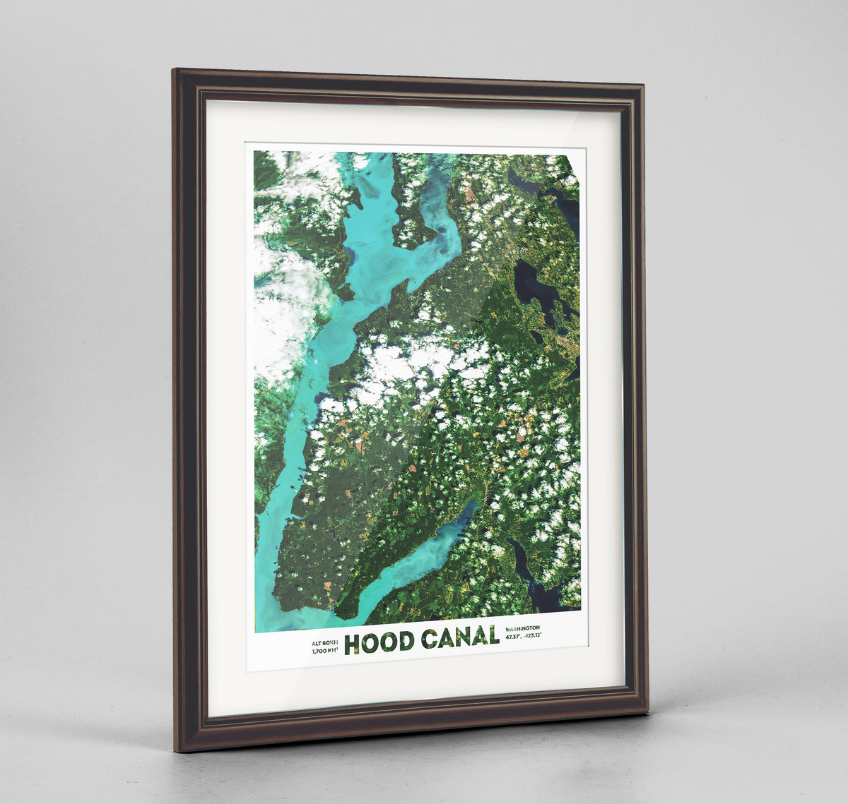 Hood Canal Earth Photography Art Print - Framed