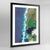 Hookipa Beach Hawaii Earth Photography Art Print - Framed
