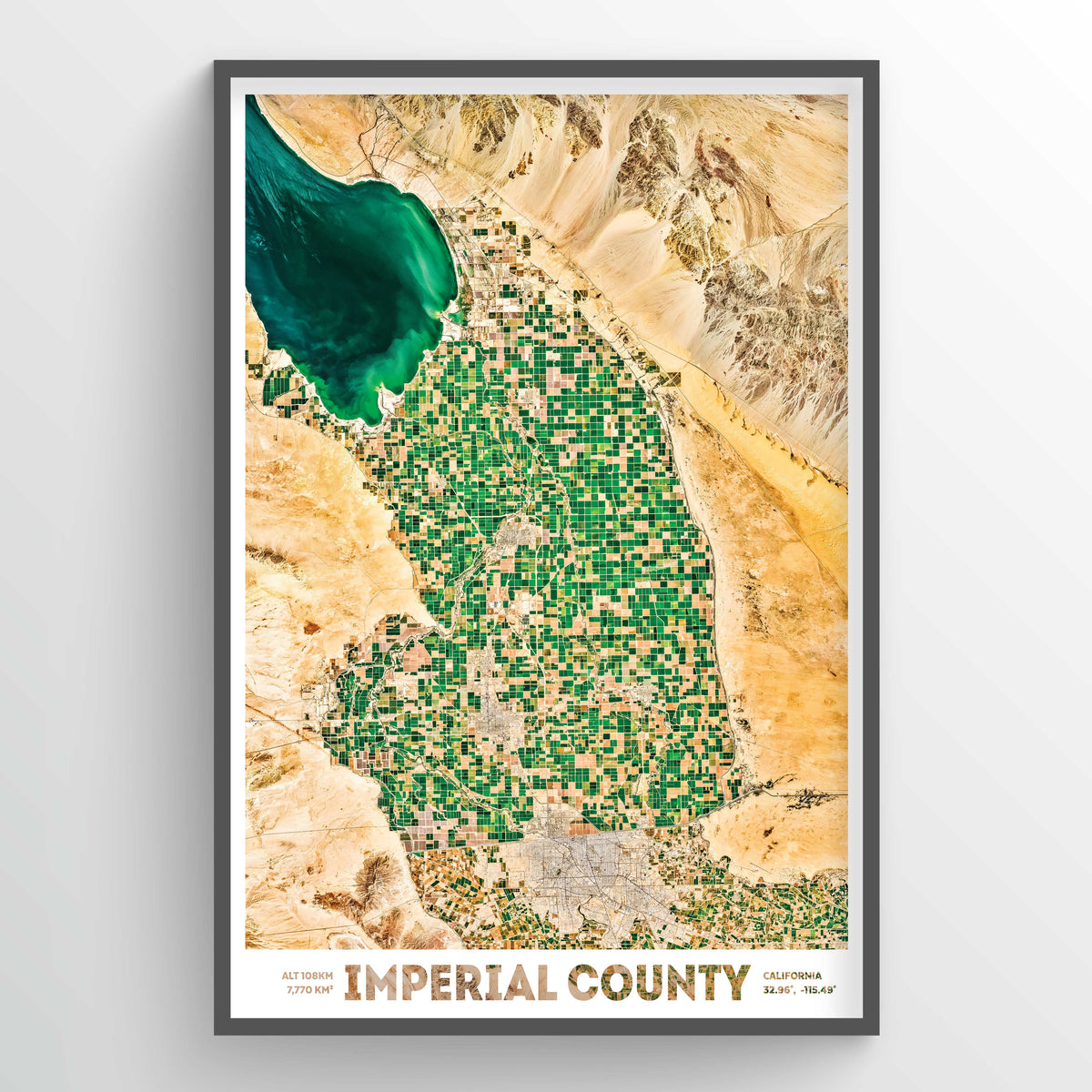 Imperial County Earth Photography - Art Print