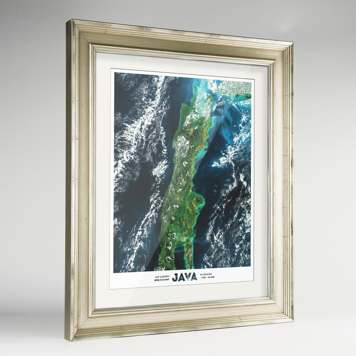 Java Indonesia Earth Photography Art Print - Framed