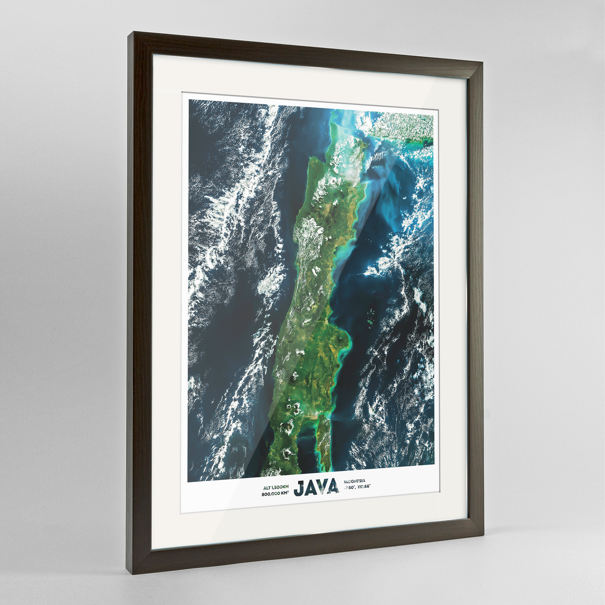 Java Indonesia Earth Photography Art Print - Framed