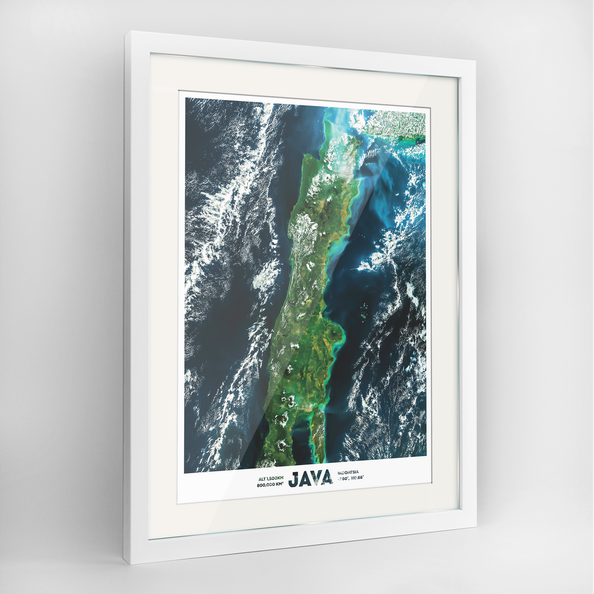 Java Indonesia Earth Photography Art Print - Framed