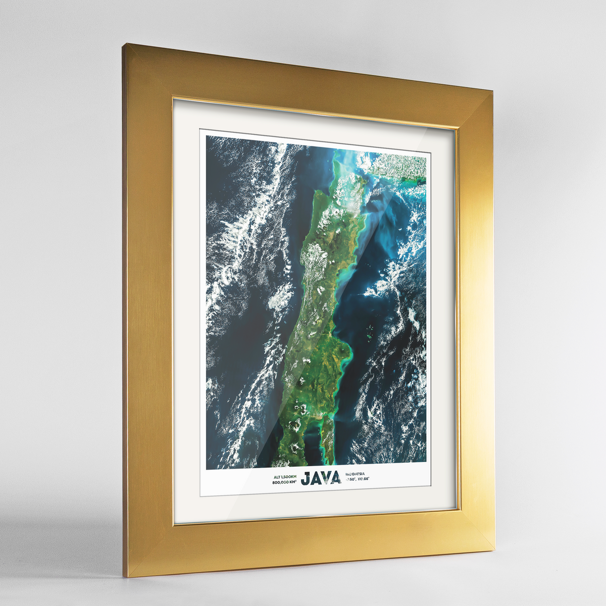 Java Indonesia Earth Photography Art Print - Framed