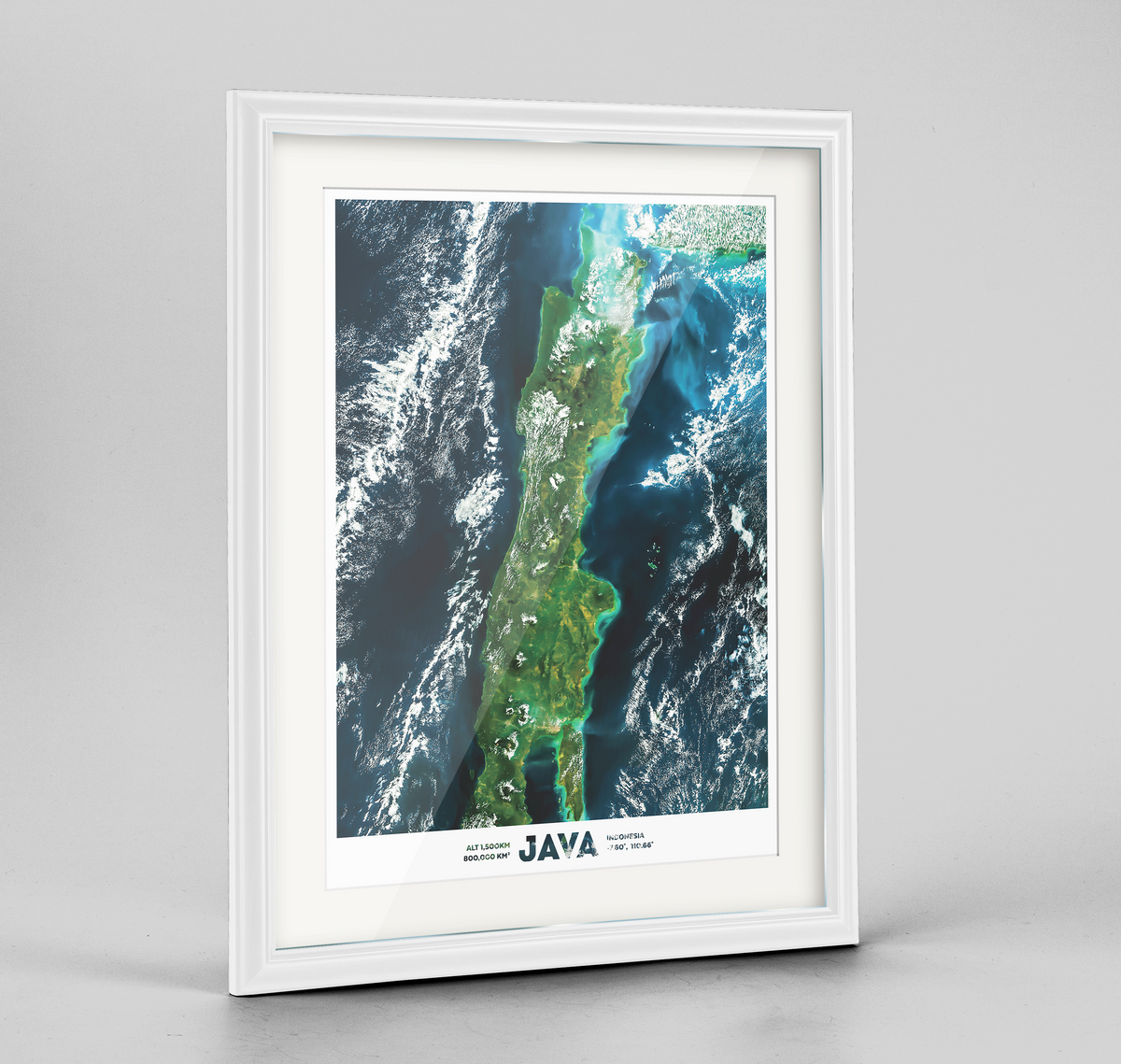 Java Indonesia Earth Photography Art Print - Framed