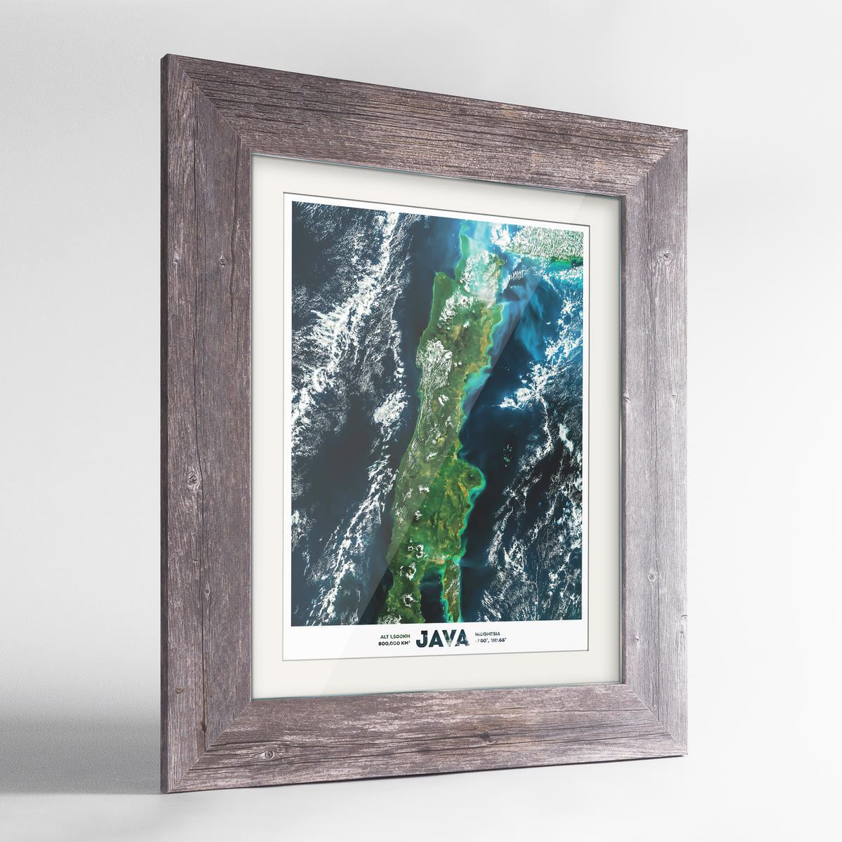 Java Indonesia Earth Photography Art Print - Framed