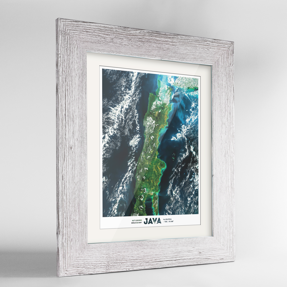 Java Indonesia Earth Photography Art Print - Framed