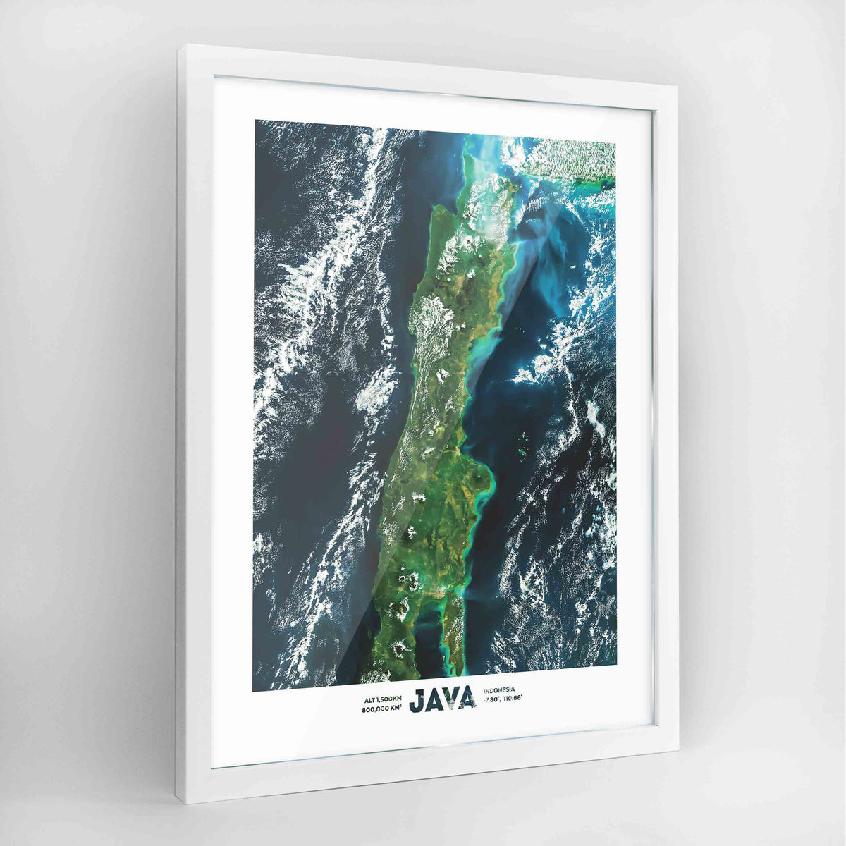 Java Indonesia Earth Photography Art Print - Framed