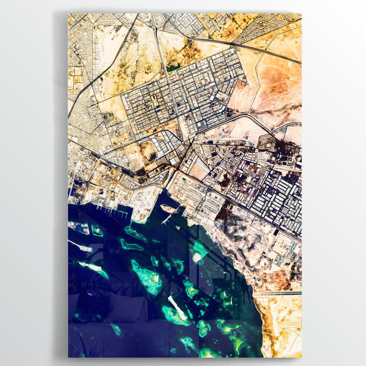 Jeddah Earth Photography - Floating Acrylic Art