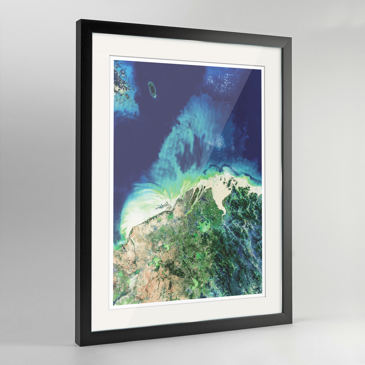 Jiangsu Earth Photography Art Print - Framed