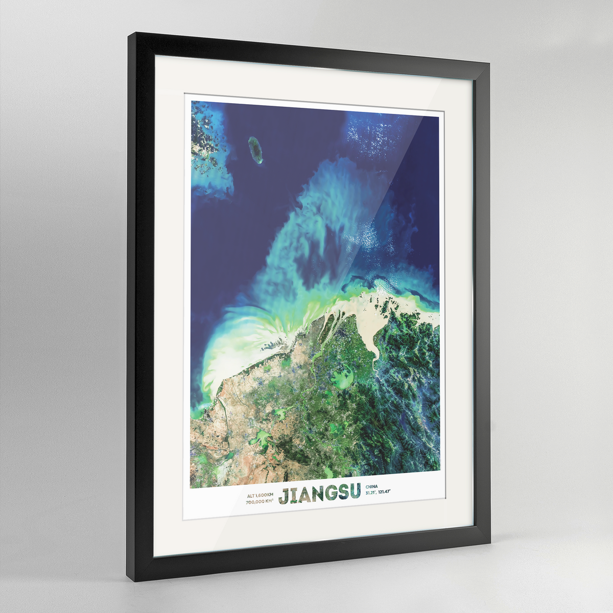 Jiangsu Earth Photography Art Print - Framed