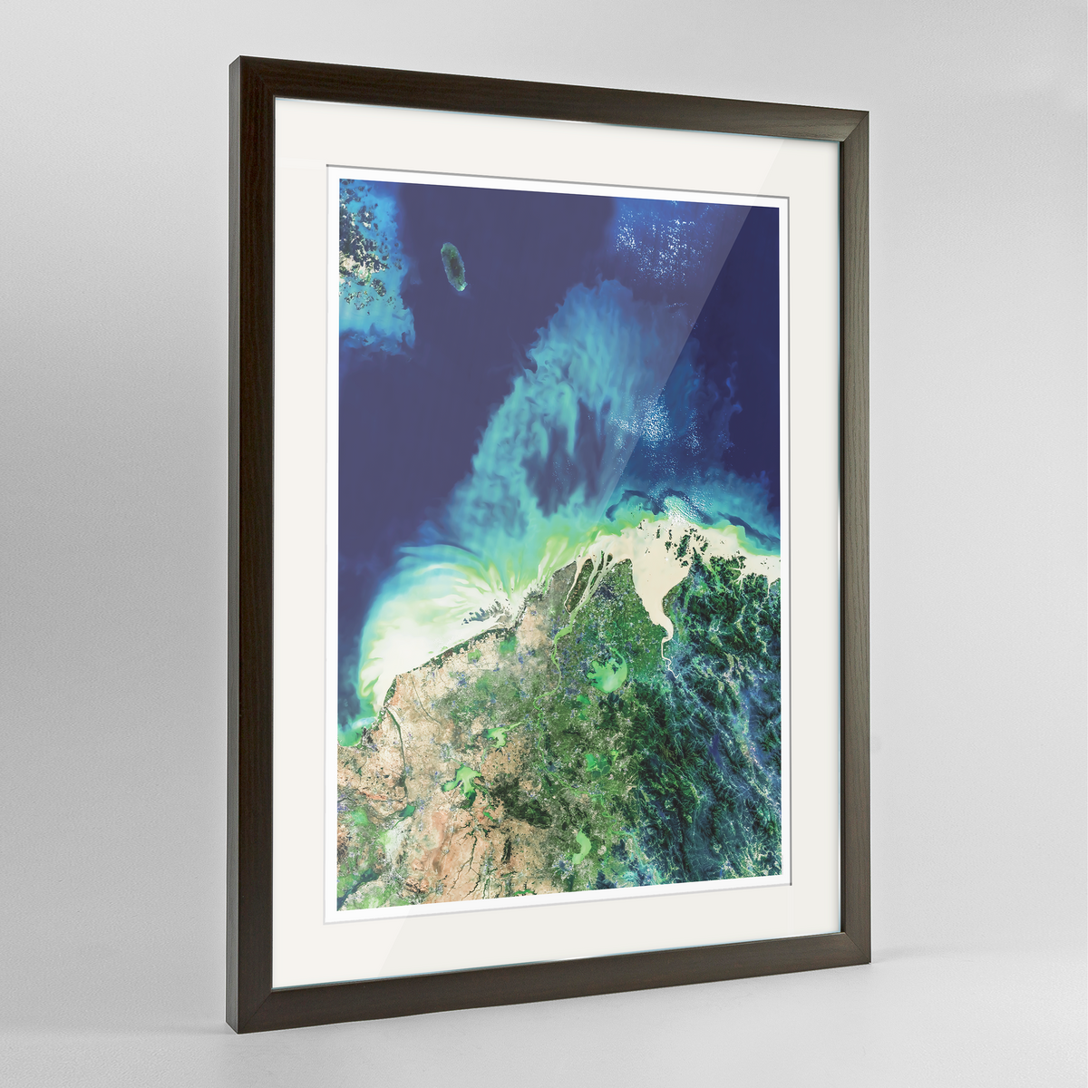 Jiangsu Earth Photography Art Print - Framed