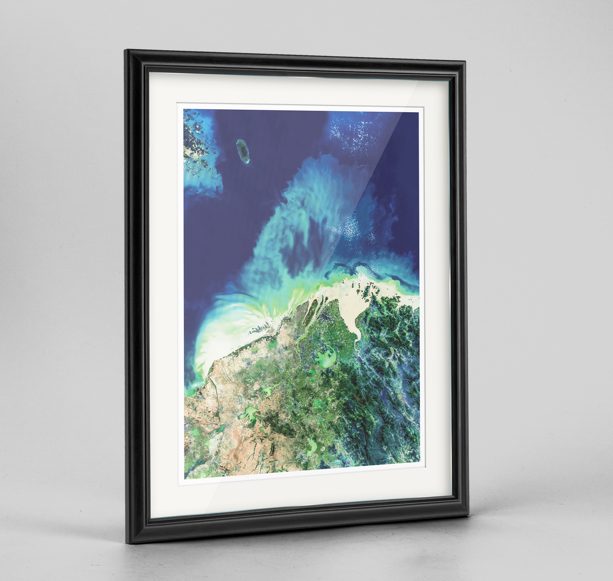 Jiangsu Earth Photography Art Print - Framed