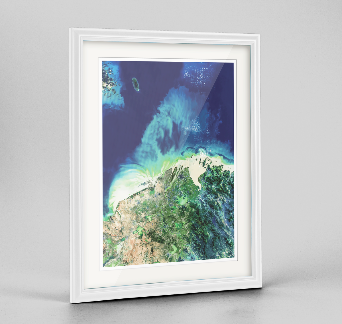 Jiangsu Earth Photography Art Print - Framed