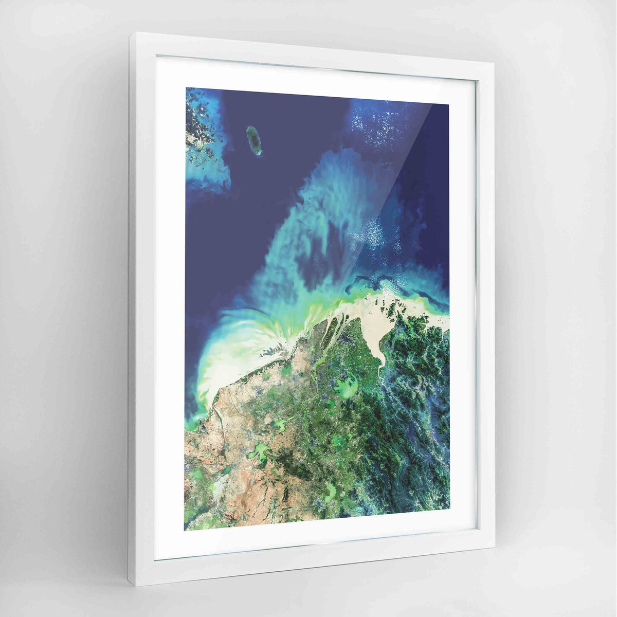 Jiangsu Earth Photography Art Print - Framed