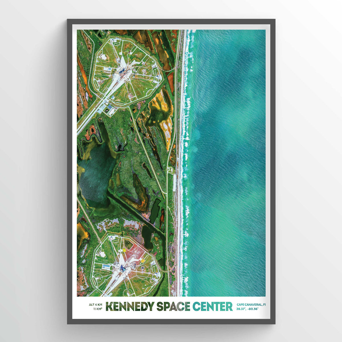 Kennedy Space Center Earth Photography - Art Print