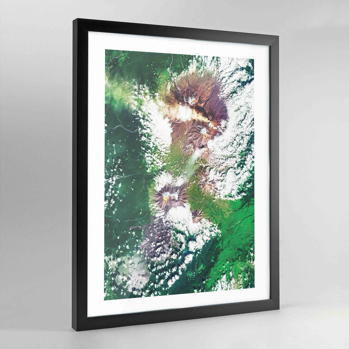 Kyuchevskaya Volcano Earth Photography Art Print - Framed