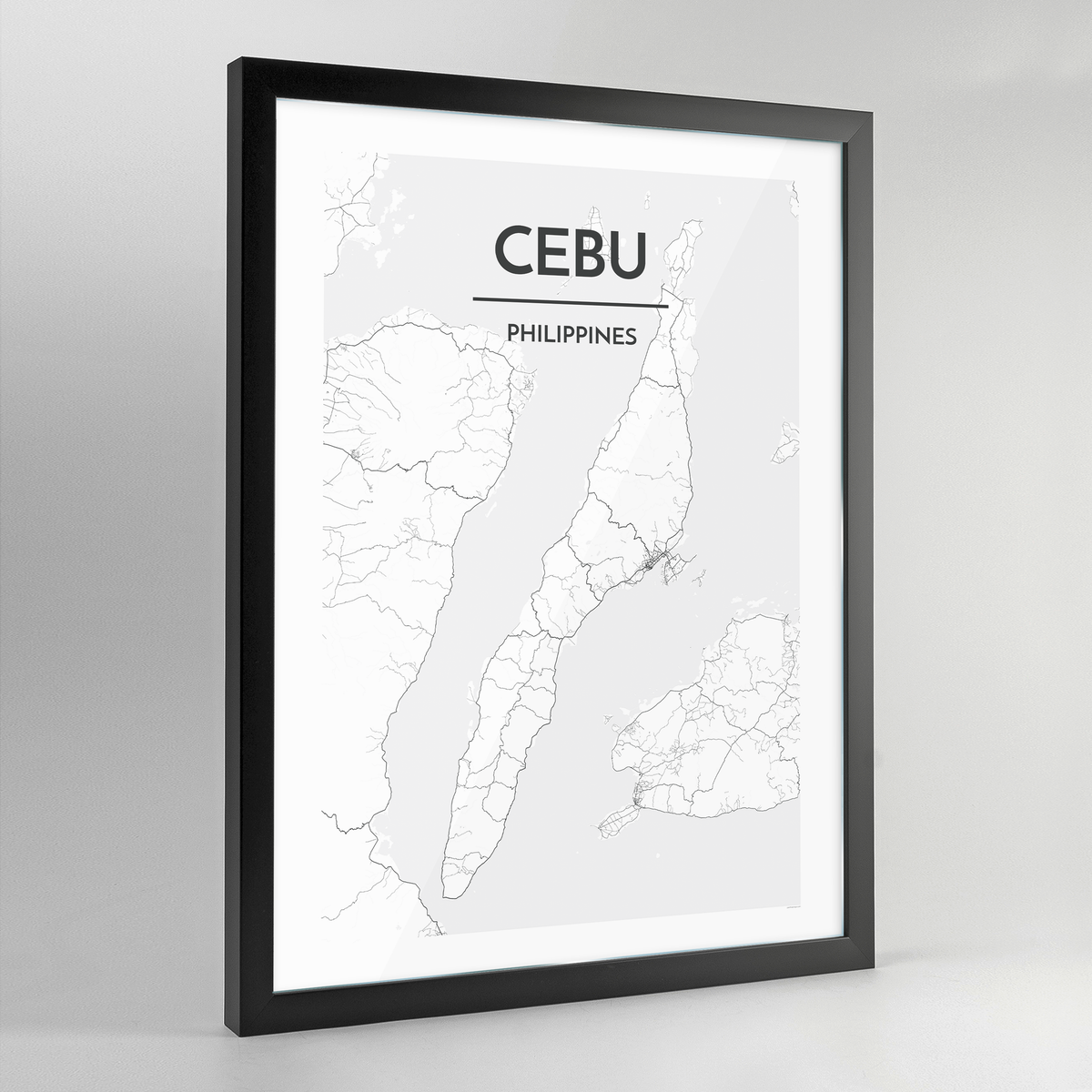 Philippine Island Maps - Framed