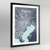 Framed Tokyo City Map Art Print - Point Two Design