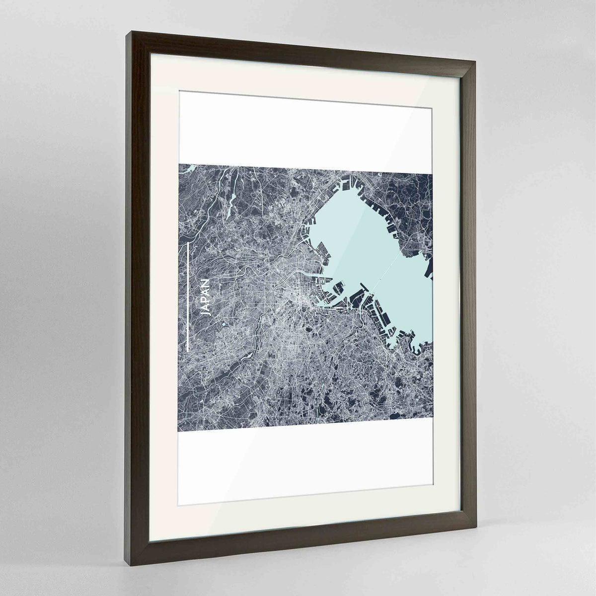 Tokyo Map Art Print - Framed