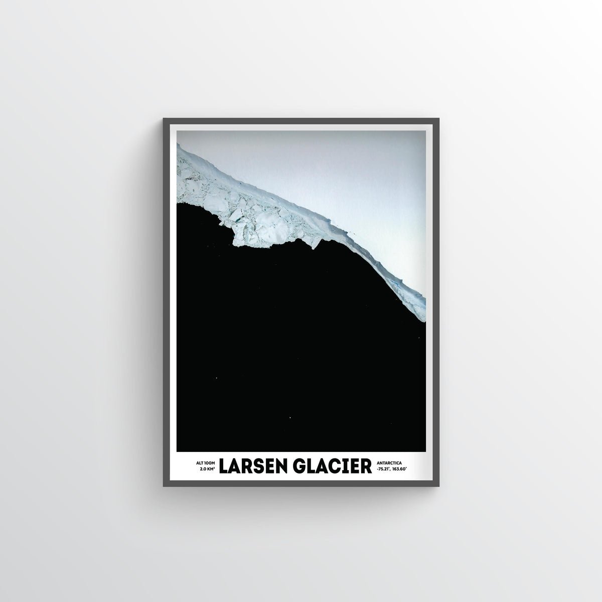 Larsen Glacier Earth Photography - Art Print
