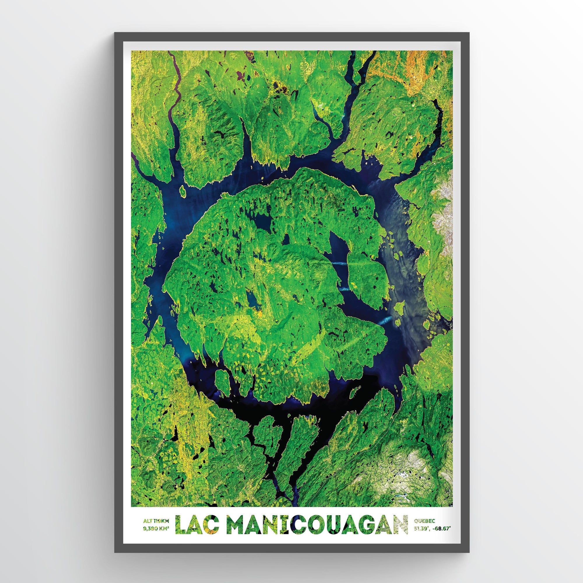 Lac Manicouagan - Fine Art