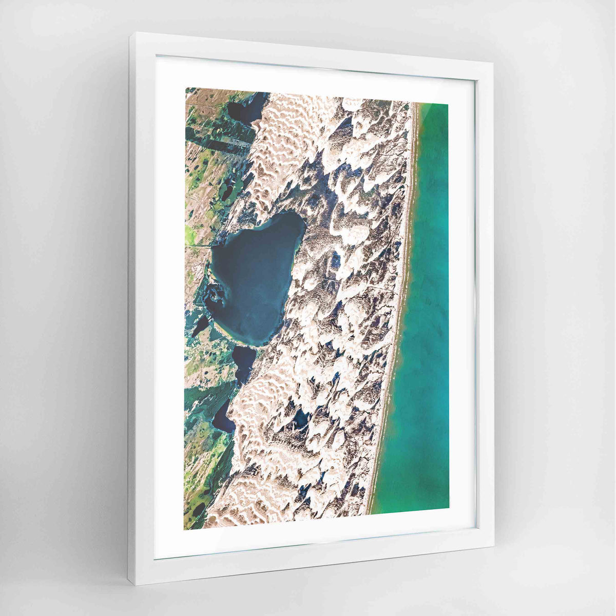 Lagoa Dos Barros Earth Photography Art Print - Framed
