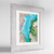 Lake Balkhash Earth Photography Art Print - Framed