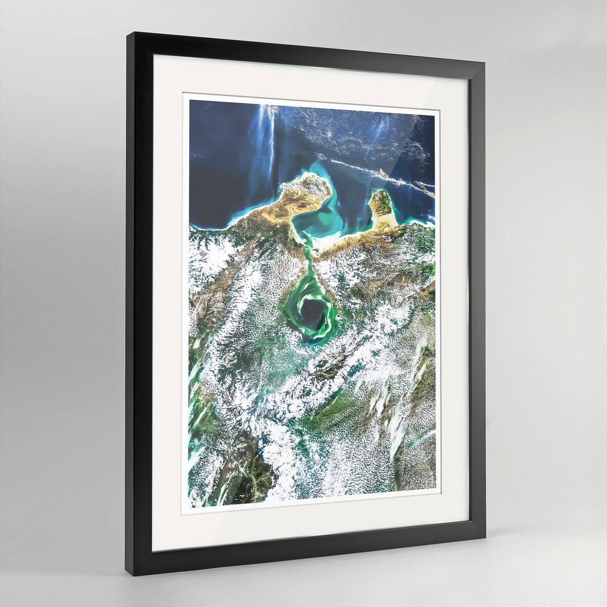 Lake Maracaibo Earth Photography Art Print - Framed