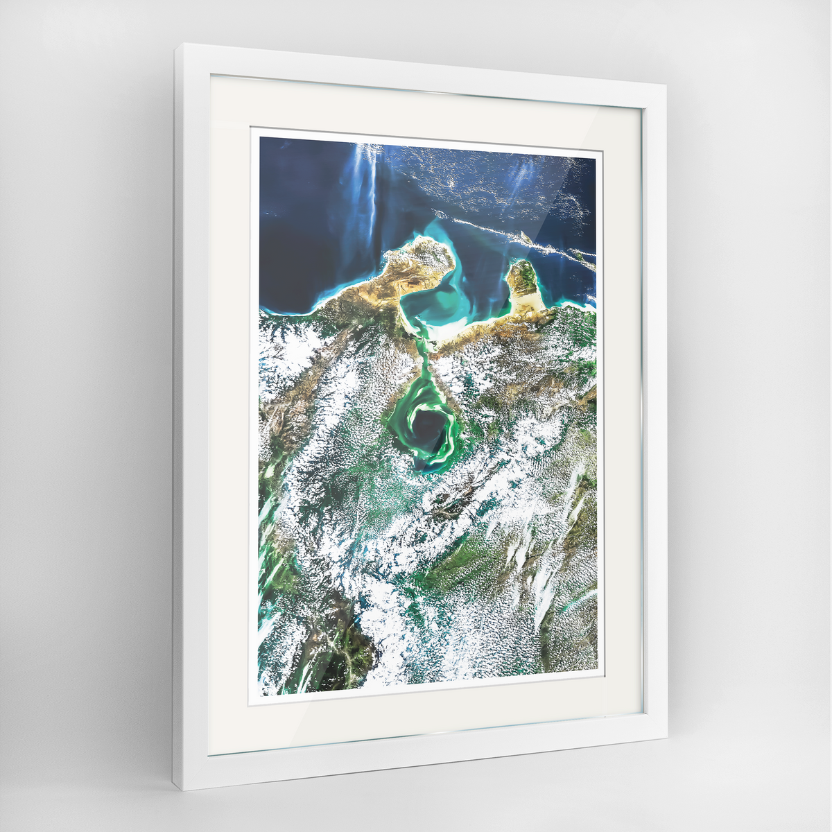 Lake Maracaibo Earth Photography Art Print - Framed