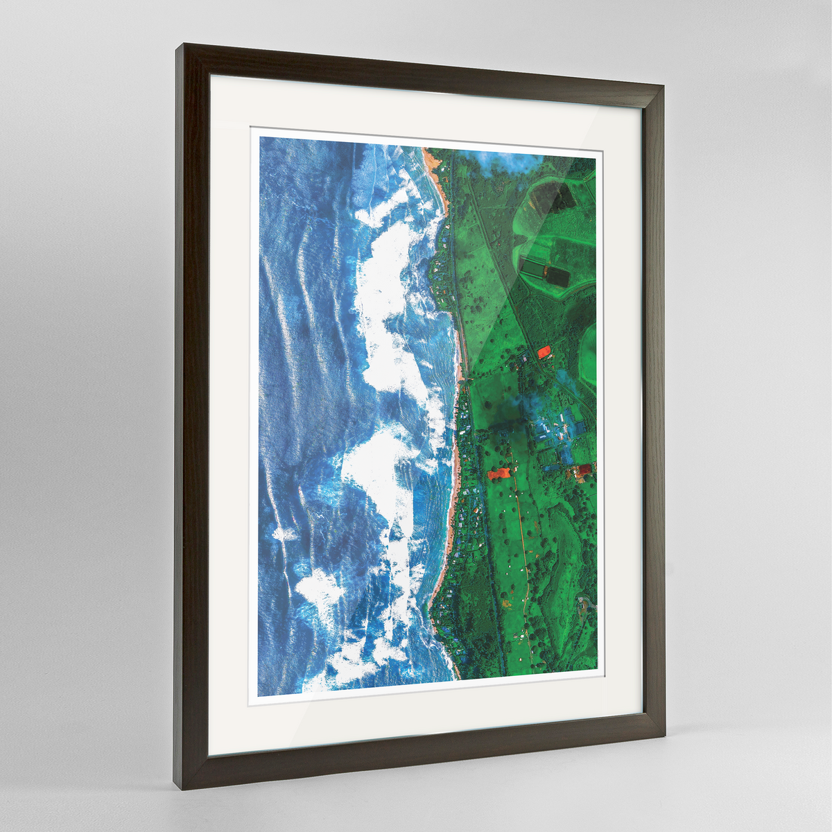 Laniakea Beach Earth Photography Art Print - Framed