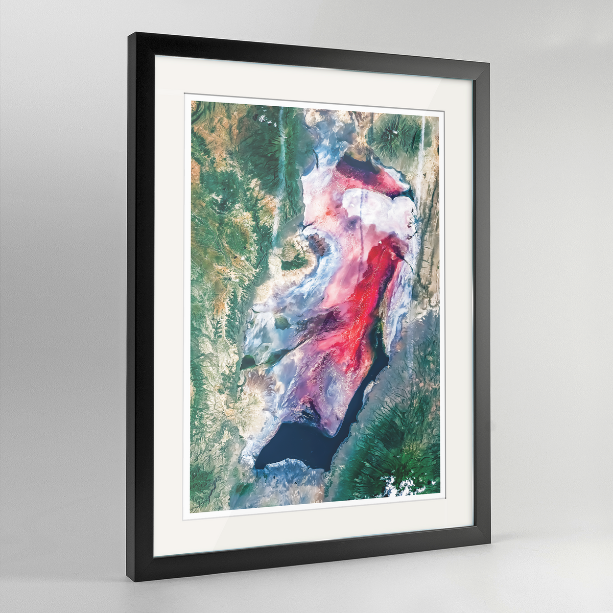 Lake Natron Earth Photography Art Print - Framed