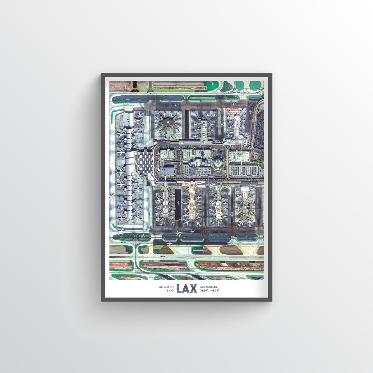 LAX Earth Photography - Art Print