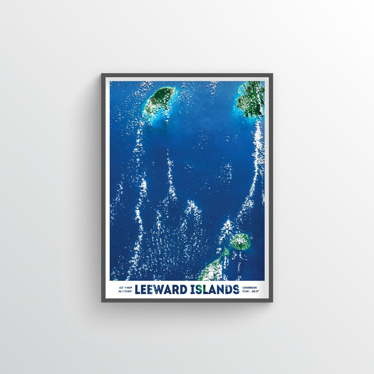 Leeward Islands Earth Photography - Art Print