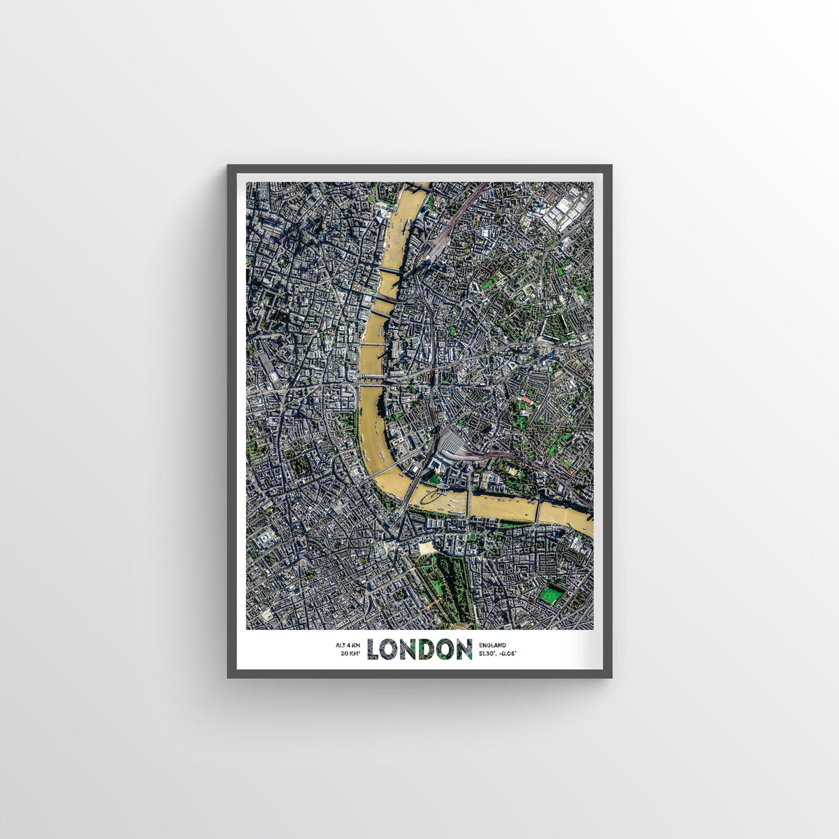 London Earth Photography - Art Print