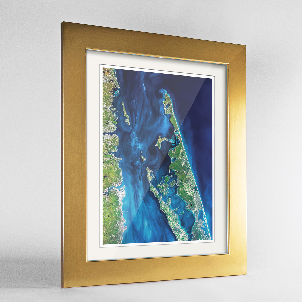 Long Island Earth Photography Art Print - Framed
