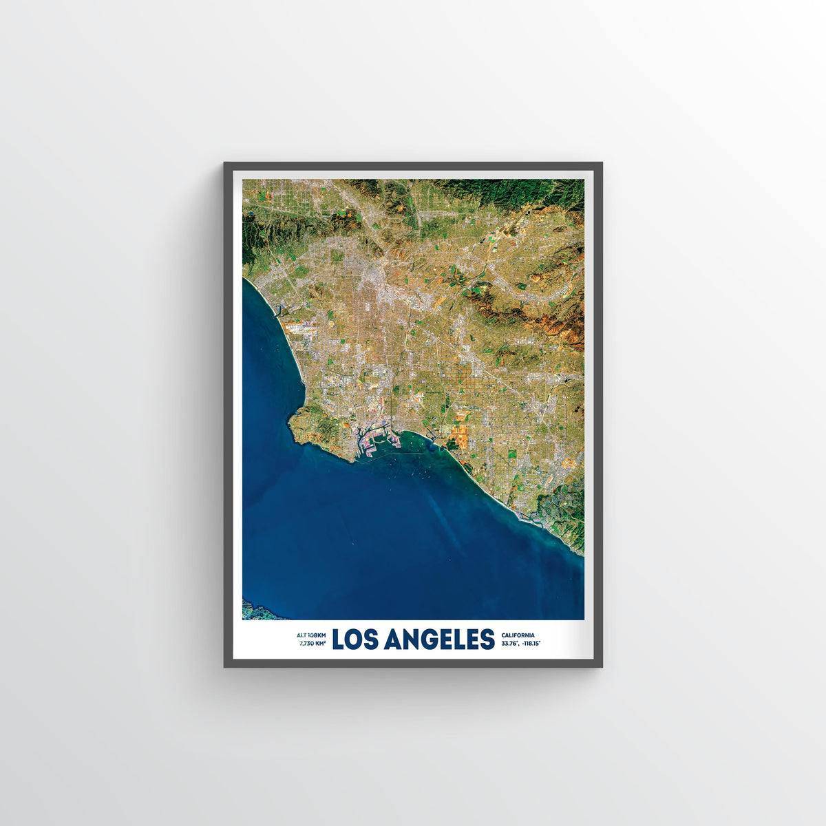 Los Angeles Earth Photography - Art Print