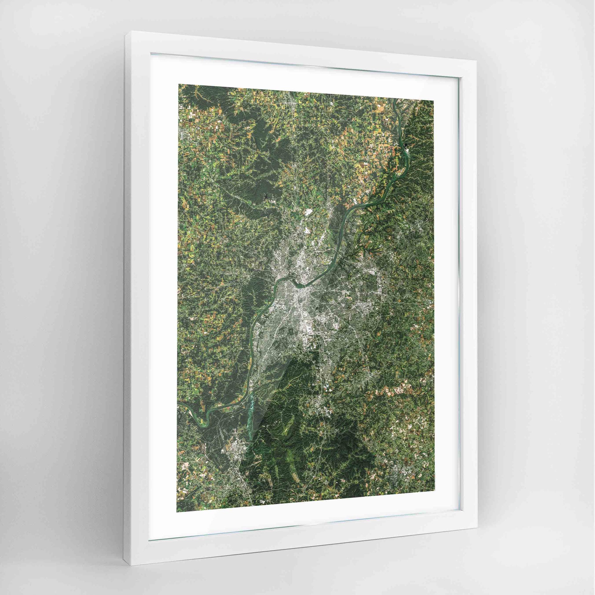 Fine Art Photography Prints of Louisville - Satellite Images of