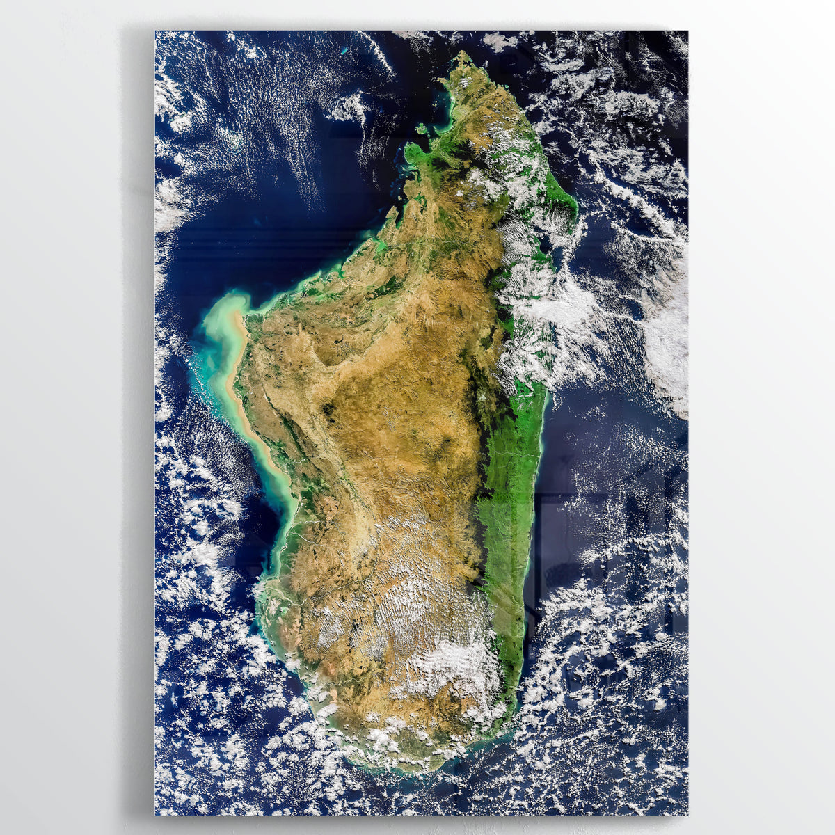 Madagascar Earth Photography - Floating Acrylic Art