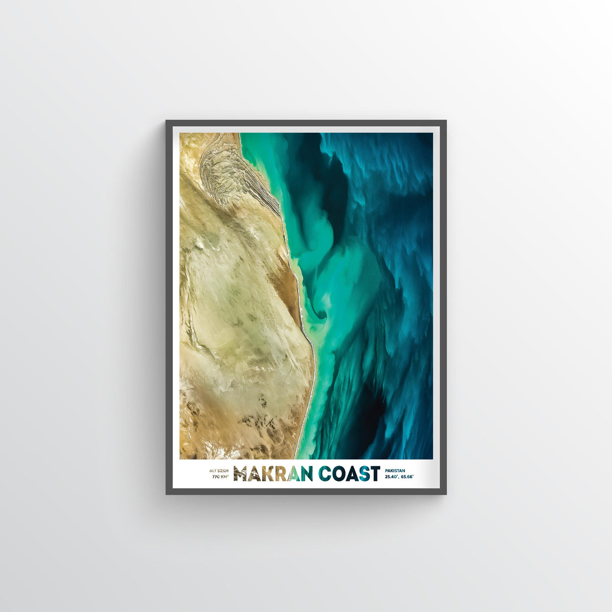 Makran Coast Earth Photography - Art Print