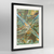 Maryland Interchange Earth Photography Art Print - Framed