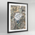 Mecca Earth Photography Art Print - Framed