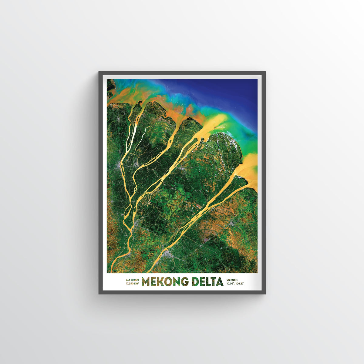 Mekong River Delta Earth Photography - Art Print