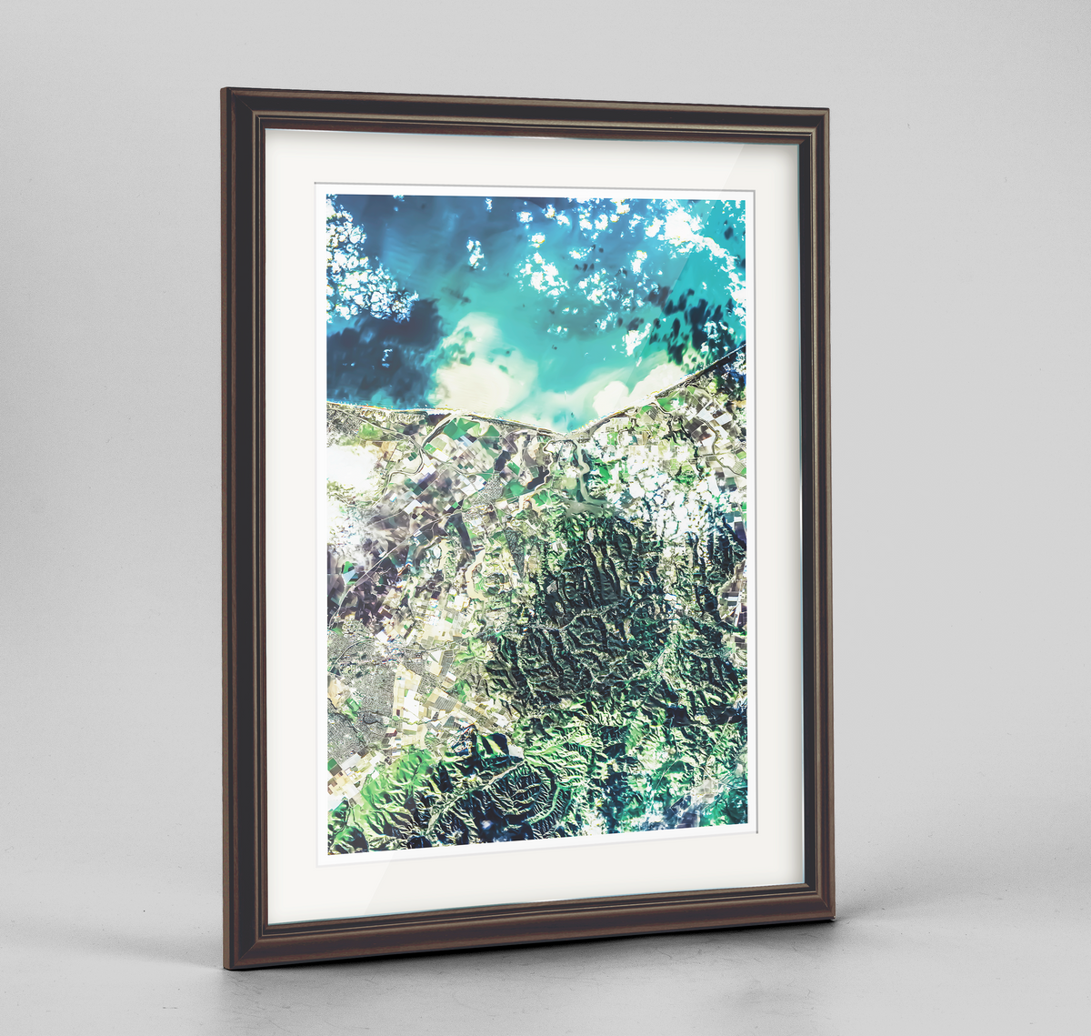 Monterey Bay Earth Photography Art Print - Framed